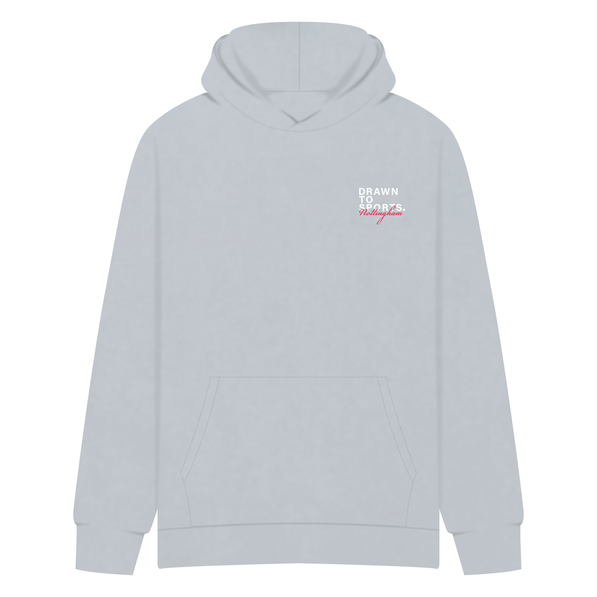 Drawn To Sports - Nottingham - Grey Hoodie