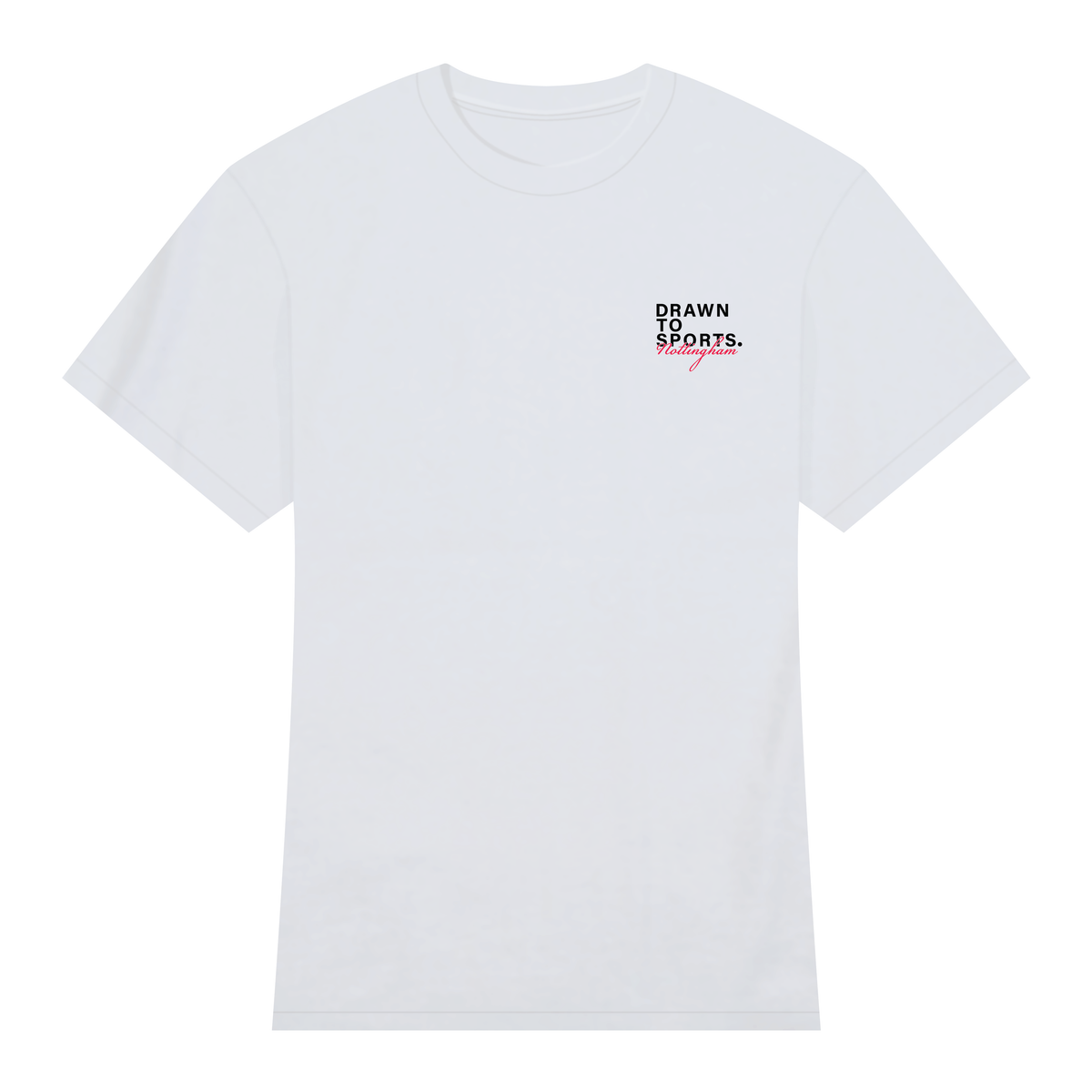 Drawn To Sports - Nottingham - White T Shirt
