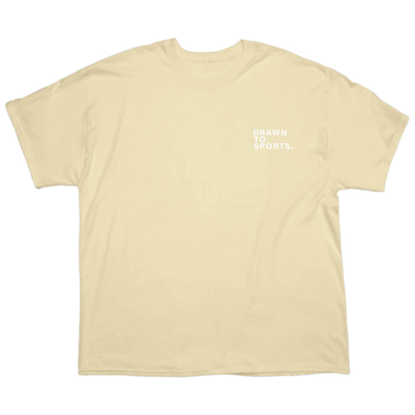 Drawn to sports - off white t shirt