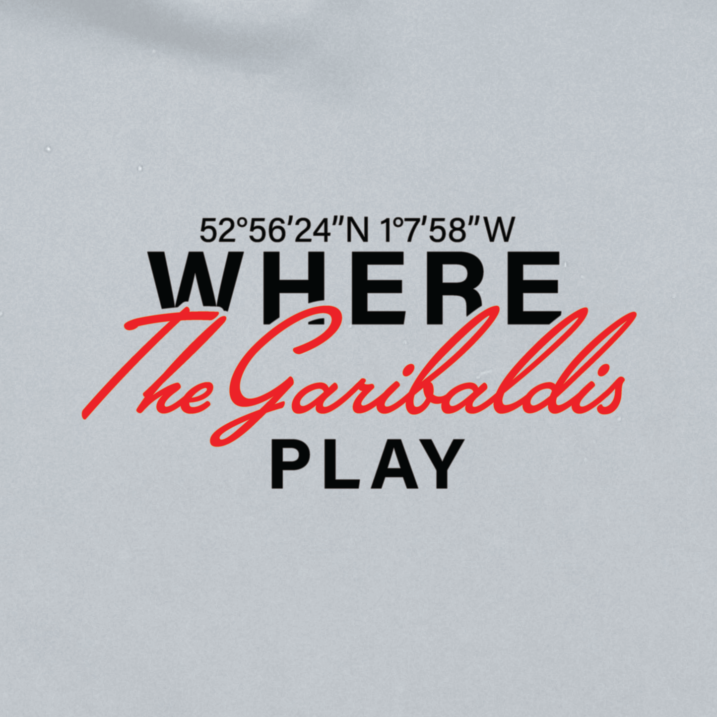Where the Garibaldis Play - Grey Hoodie
