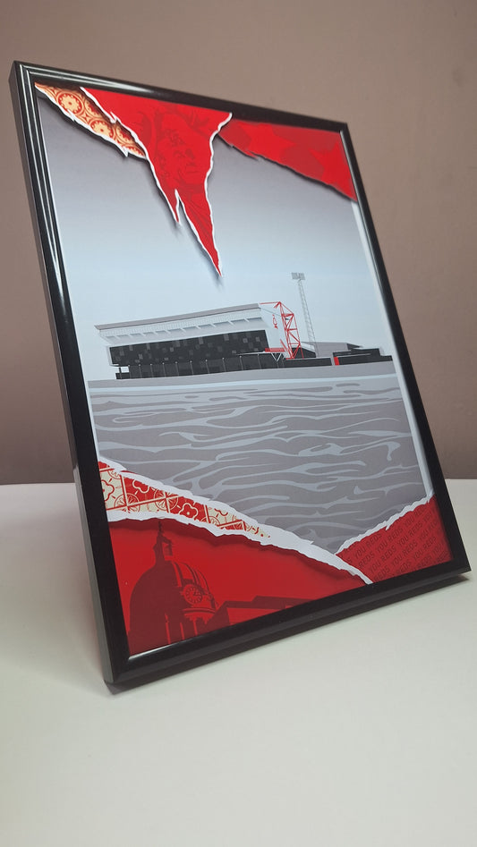 City Ground cutout Poster