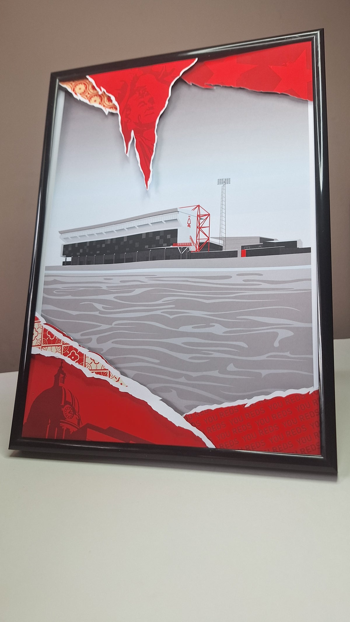 City Ground cutout Poster