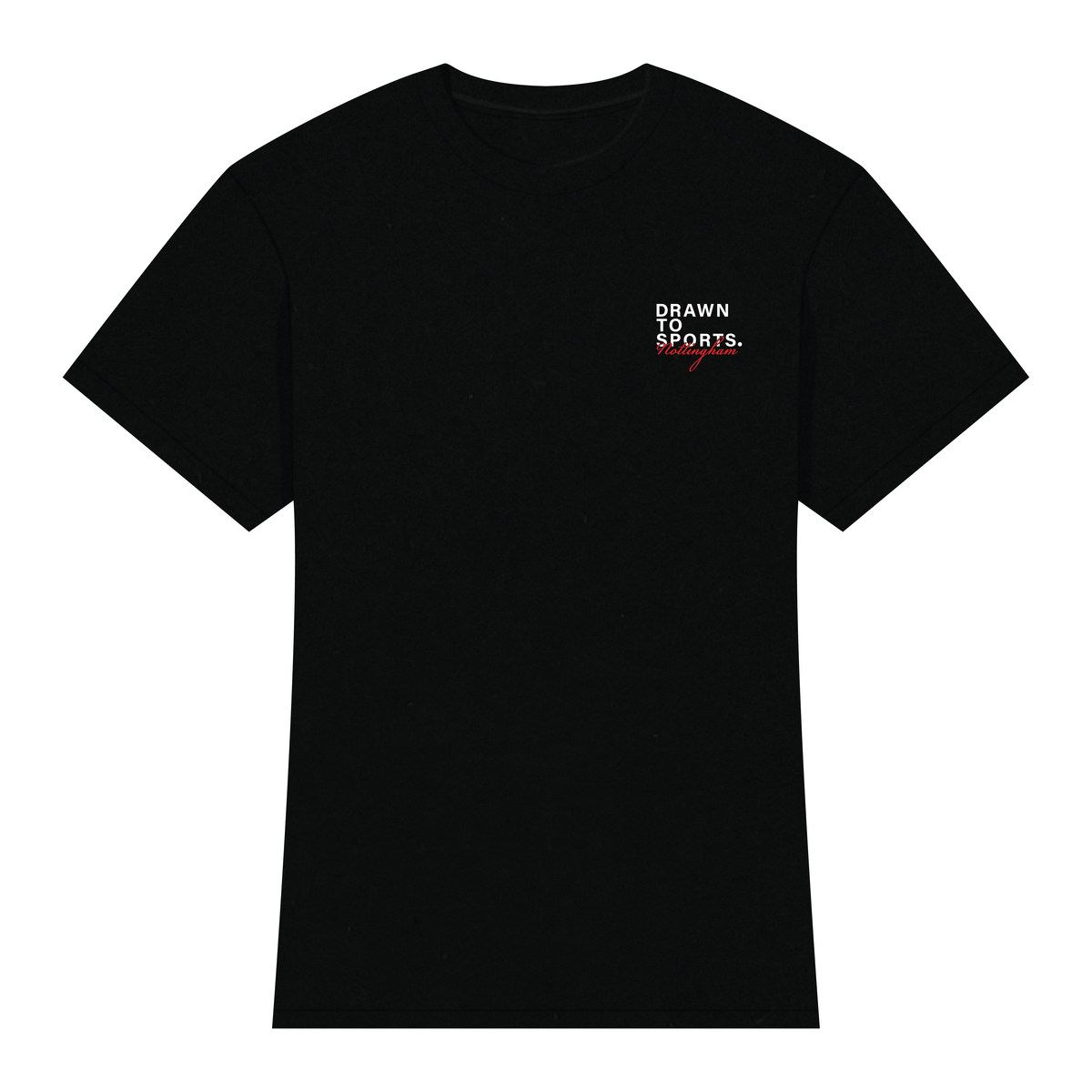 Drawn To Sports - Nottingham - Black t shirt