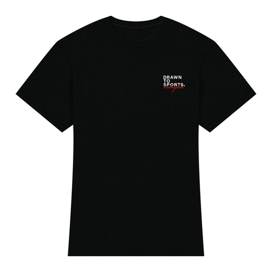 Drawn To Sports - Nottingham - Black t shirt