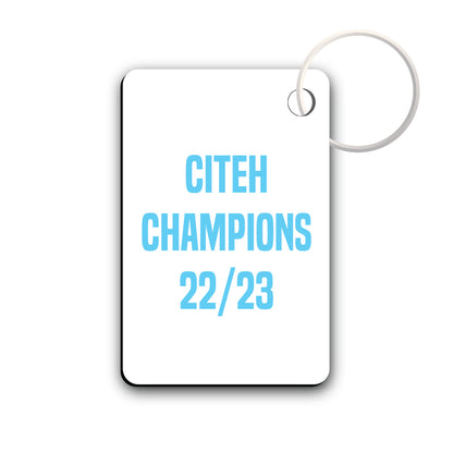 Man City 2023 champions - Keyring