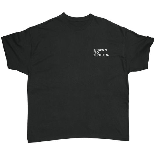 Drawn To Sports - Black T Shirt