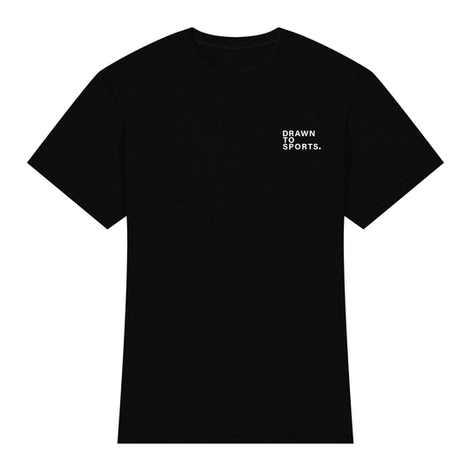 Drawn To Sports - Black T Shirt