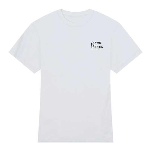 Drawn To Sports - White T shirt