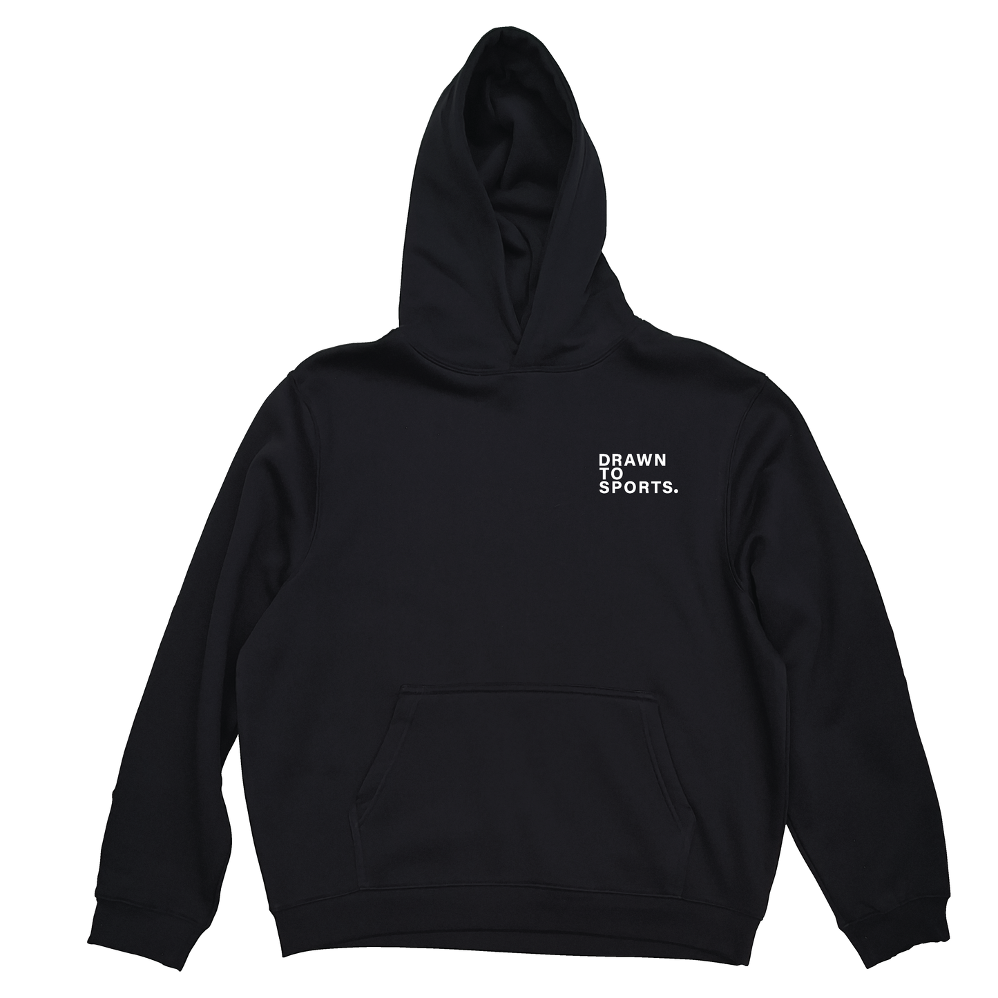 Drawn To Sports - Black hoodie