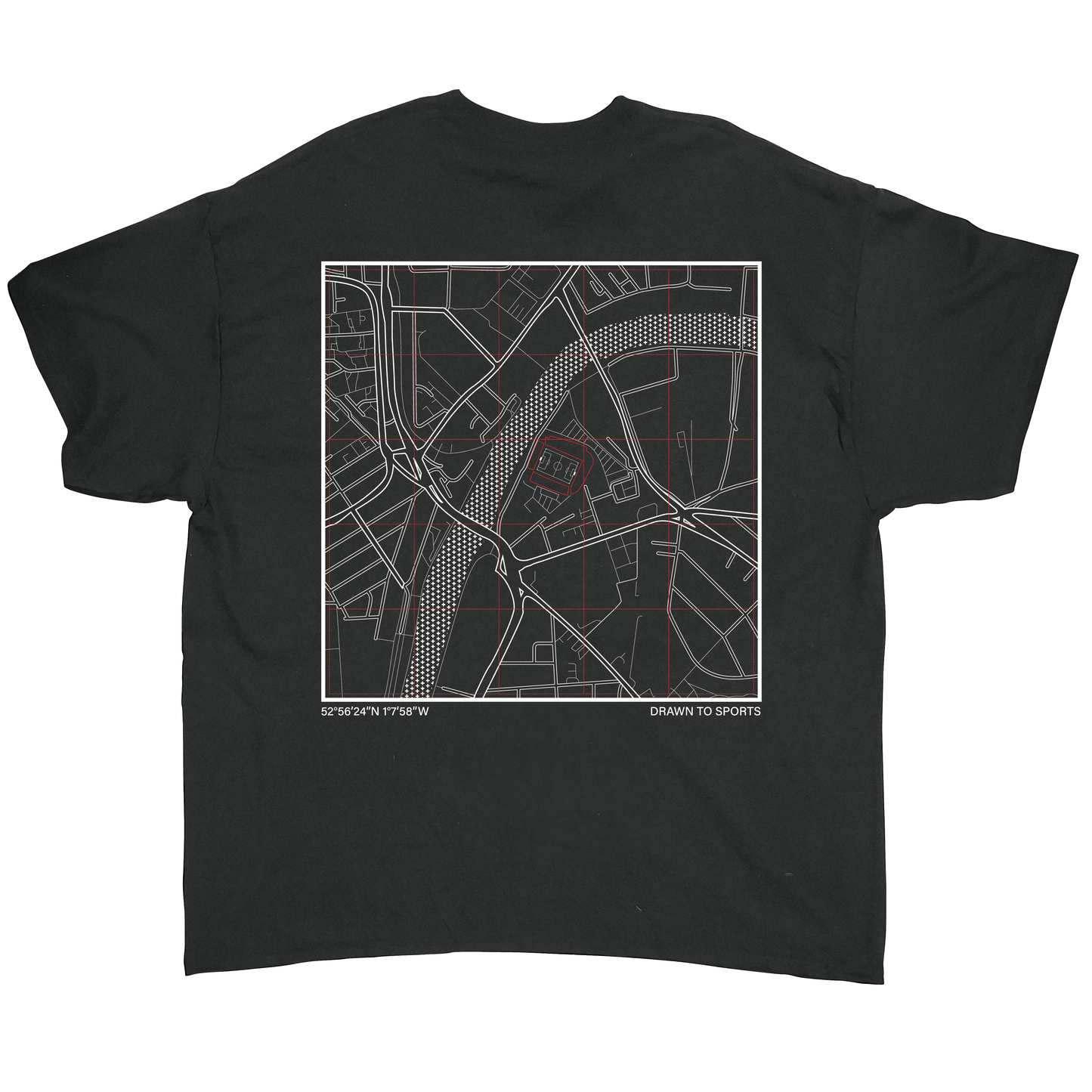 The Garibaldis Stadium Coordinates - Black T Shirt
