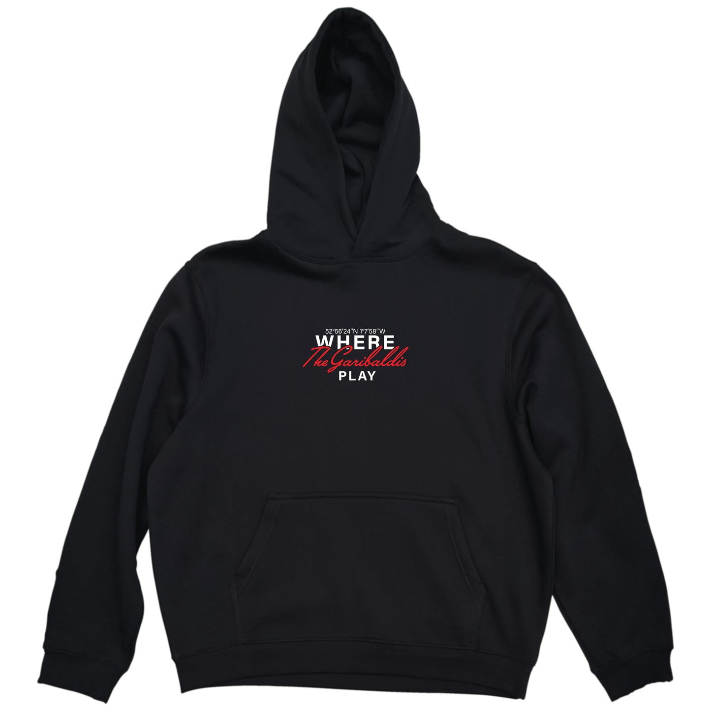 Where The Garibaldis Play - Black Hoodie