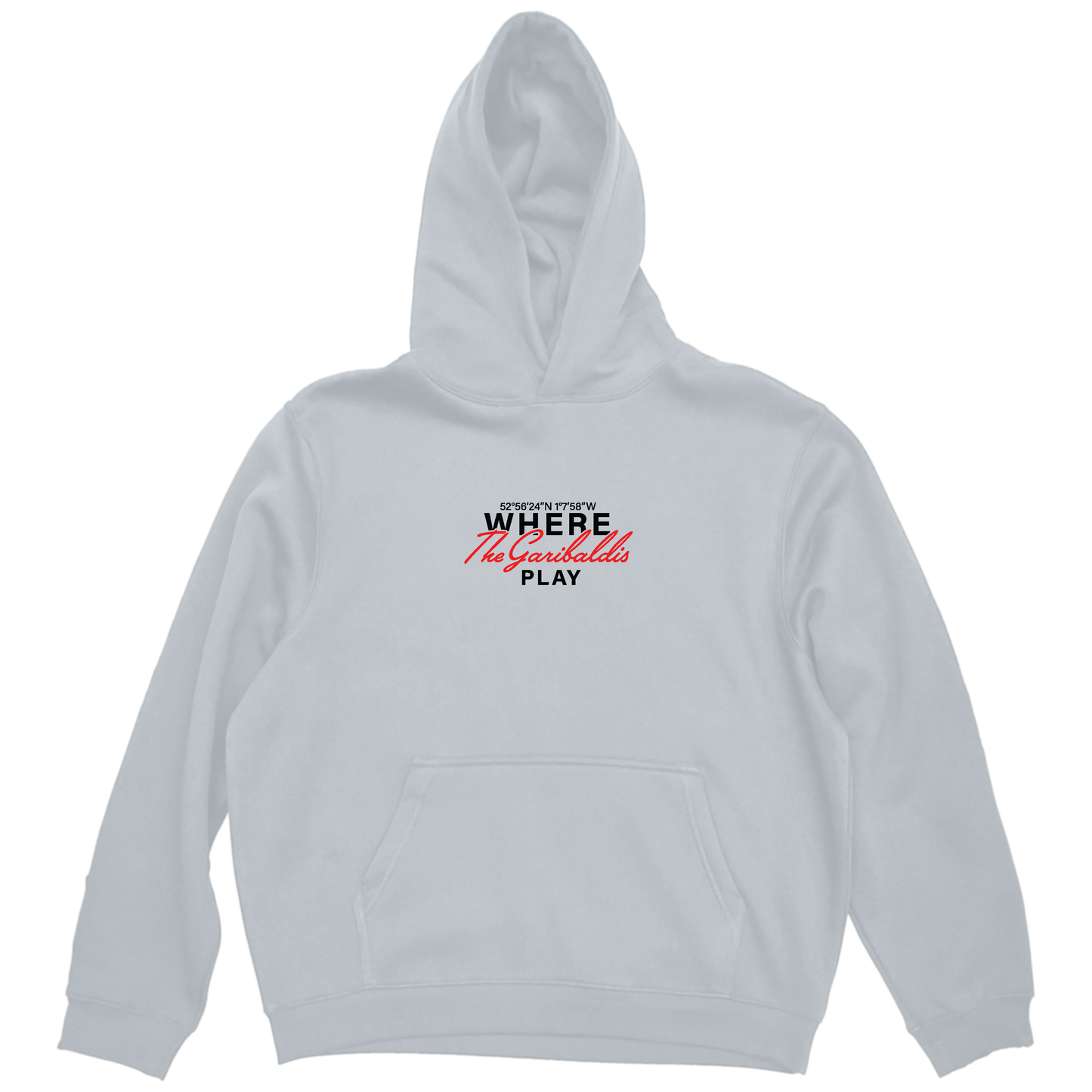 Where the Garibaldis Play - Grey Hoodie
