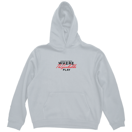 Where the Garibaldis Play - Grey Hoodie